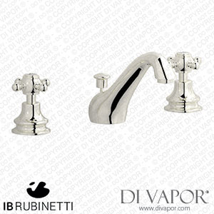 IB Rubinetti HR392PL Hermes + Hermes Elle Three Holes Washbasin Set with Low Spout Spare Parts