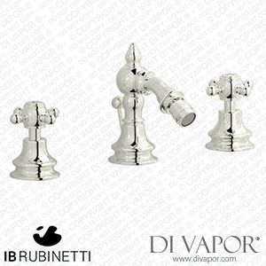 IB Rubinetti HR393PL Hermes + Hermes Elle Three Holes Bidet Set Spare Parts