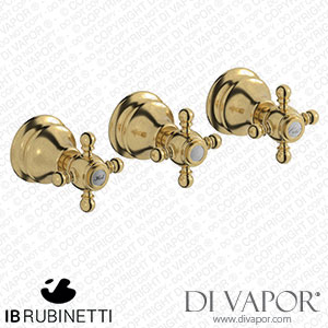 IB Rubinetti HR410OS Hermes + Hermes Elle Three Holes Wall Mounted Shower with Two Ways Diverter Spare Parts