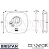 Bristan HY-POWSHX-W Spare Parts Diagram