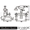 Hudson Reed I303X Shower Mixer Spare Parts Diagram