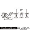 Hudson Reed Nuie I307X Beaumont Mixer Spare Parts Diagram