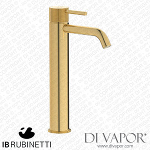 IB Rubinetti ID202OS Industria Tall Monohole Washbasin Mixer Complete with Drain Spare Parts