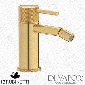 IB Rubinetti ID220OS Industria Monohole Bidet Mixer Complete with Drain Spare Parts