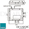 VADO IDE-147B-CP Spare Diagram