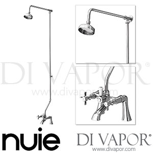 Nuie IJ324-AK305 Traditional Bath Shower Mixer with Rigid Riser Kit Spare Parts