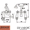 Premier IJ324 Traditional Mixer Spare Parts Diagram