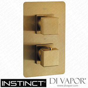 Instinct INSHE1017 Helme Square Two Handle Twin Outlet Concealed Shower Valve Spare Parts