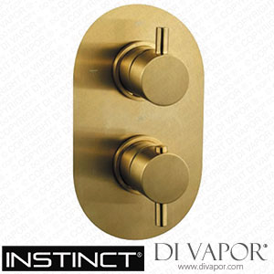 Instinct INSIV1008 Ivelet Round Two Handle Single Outlet Concealed Shower Valve Spare Parts