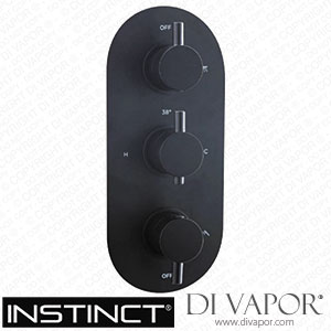 Instinct INSIV1011 Ivelet Round Three Handle Twin Outlet Concealed Shower Valve Spare Parts