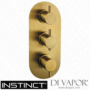 Instinct INSIV1012 Ivelet Round Three Handle Twin Outlet Concealed Shower Valve Spare Parts