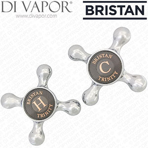 Bristan IRP19-01-00 Trinity Tap Handle Pair