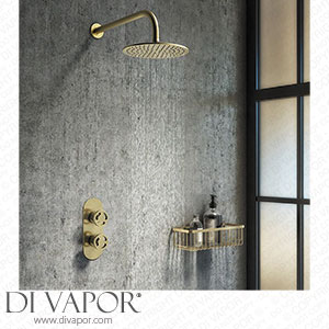 Arezzo Brushed Brass Industrial Style Shower System with Concealed Valve + Head - IS2BBPK Spare Parts