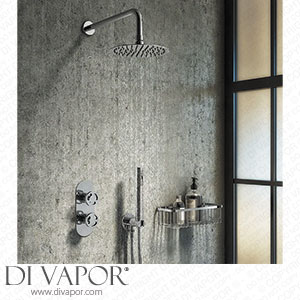 Arezzo Chrome Industrial Style Shower System with Concealed Valve Head + Handset - IS4CHPK Spare Parts