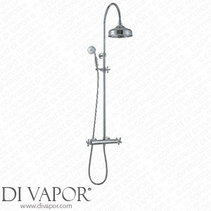 Treemme IT 3695 CC ** ZZ Wall-Mtd. Thermostatic Shower Set with Anti-Limescale Hand-Shower And Shower Head Spare Parts