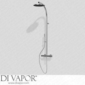 Treemme IT 6522 CC VL ZZ Wall-Mtd. Thermostatic Shower Set with Anti-Limescale Hand-Shower And Shower Head Spare Parts