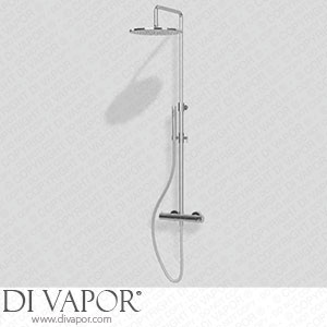 Treemme IT 6B60 CC VL ZZ Wall-Mtd. Shower Set Anti-Limescale Hand-Shower And Shower Head Spare Parts