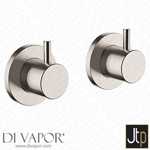 Just Tap Inox Wall Mounted Panel Brushed Stainless Steel On/Off Valves IX089 Spare Parts