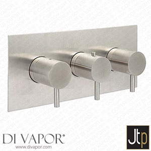 Just Tap Inox Brushed Stainless Steel Horizontal Thermostatic Concealed 3 Outlet Shower Valve IX692A Spare Parts