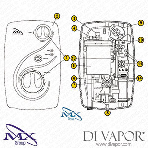 MX Group (Inspiration LXi) Shower Spares