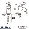 Bristan J 1HBF C Spare Parts Diagram