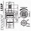 John Lewis Leap Cold Tap Cartridge Compatible Spare JLL7899