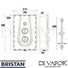 Bristan JOYT385-W Shower Spare Parts Diagram