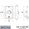 Bristan JOYTHCK95-W Spare Parts Diagram