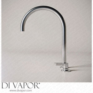 John Pawson Set 11.2 Deck-Mounted Mixer Tap with Swivel Spout 212mm JP SET11.2 - BRUSHED INOX Spare Parts