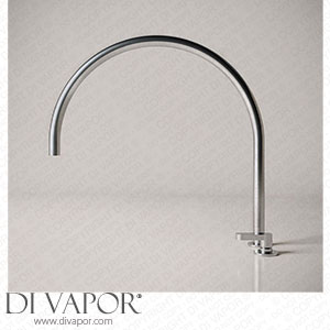 John Pawson Set 11.4 Deck-Mounted Mixer Tap with Swivel Spout 400mm JP SET11.4 - BRUSHED INOX Spare Parts