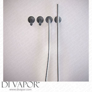 John Pawson Set 23 Thermostatic Shower Set with Pencil Hand Shower JP SET23THERM.1 - BRUSHED INOX Spare Parts