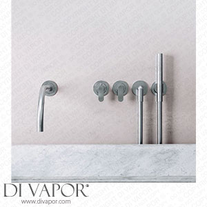 John Pawson Set 24 Thermostatic Complete Bath Set with Pencil Hand Shower JP SET24THERM.1 - BRUSHED INOX Spare Parts