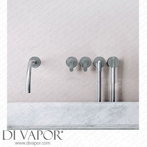 John Pawson Set 25 Thermostatic Complete Bath Set with Round Hand Shower JP SET25THERM.2 - BRUSHED INOX Spare Parts