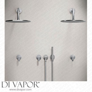 John Pawson Set 31.1 Double Shower Set with Pencil Hand Shower JP SET31.1 - BRUSHED INOX Spare Parts