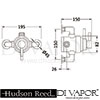 Hudson Reed JTY026 Exposed Spare Parts Diagram