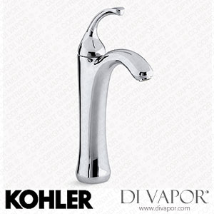 Kohler Tall Single-Handle Bathroom Sink Tap, 1.2 GPM (K-10217-4-CP) Spare Parts