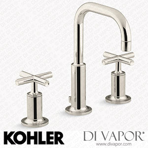 Kohler Widespread Bathroom Sink Tap with Lever Handles, 1.2 GPM (K-14406-3-SN) Spare Parts