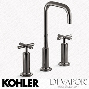 Kohler Widespread Bathroom Sink Tap with Cross Handles, 1.2 GPM (K-14408-3-TT) Spare Parts