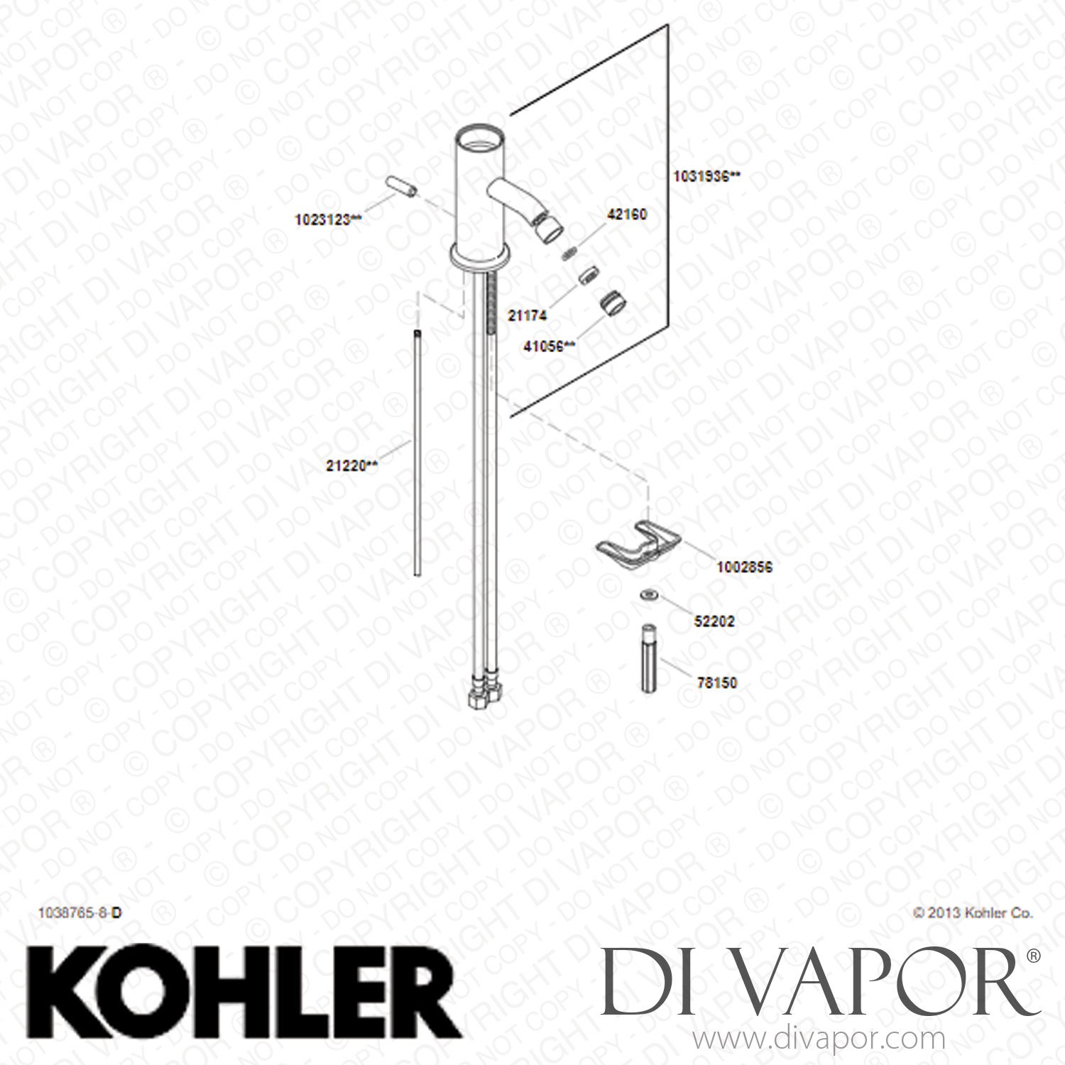 Kohler Horizontal Swivel Spray Aerator Bidet Faucet With Straight Lever Handle K 14434 4a Bl 6131