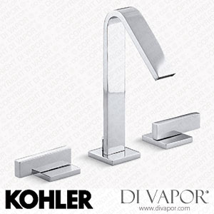 Kohler Widespread Bathroom Sink Tap, 1.2 GPM (K-14661-4-CP) Spare Parts