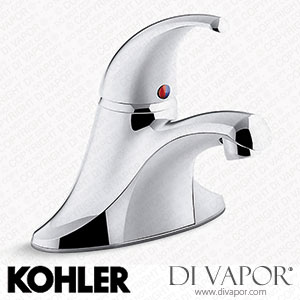 Kohler Single-Handle Bathroom Sink Tap, 1.2 GPM, Project Pack (K-15182-4DRA-CP) Spare Parts