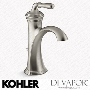 Kohler Single-Handle Bathroom Sink Tap, 1.2 GPM (K-193-4-BN) Spare Parts