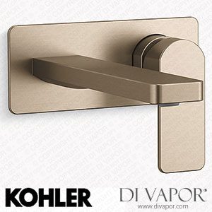 Kohler Wall-Mount Single-Handle Bathroom Sink Tap, 1.2 GPM (K-22567-4-BV) Spare Parts