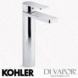 Kohler Tall Single-Handle Bathroom Sink Tap, 0.5 GPM (K-23475-4N-CP) Spare Parts