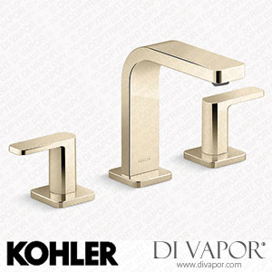 Kohler Widespread Bathroom Sink Tap, 0.5 GPM (K-23484-4N-AF) Spare Parts