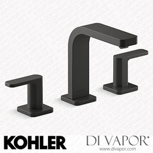 Kohler Widespread Bathroom Sink Tap, 0.5 GPM (K-23484-4N-BL) Spare Parts