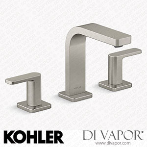 Kohler Widespread Bathroom Sink Tap, 0.5 GPM (K-23484-4N-BN) Spare Parts