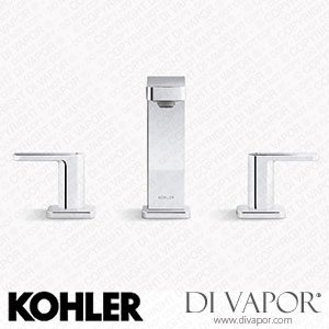 Kohler Widespread Bathroom Sink Tap, 0.5 GPM (K-23484-4N-TT) Spare Parts