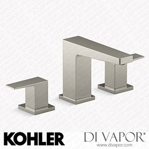 Kohler Widespread Bathroom Sink Tap, 0.5 GPM (K-24857-4-BN) Spare Parts