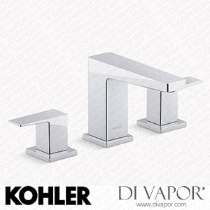 Kohler Widespread Bathroom Sink Tap, 0.5 GPM (K-24857-4-CP) Spare Parts